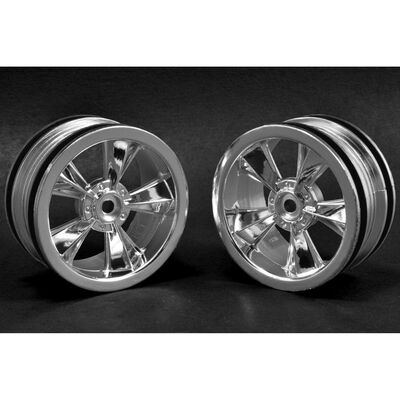"N2O" Resto-Mod Sedan Wheels, Chrome (2) "N2O" Resto-Mod Sedan Wheels, Chrome (2)