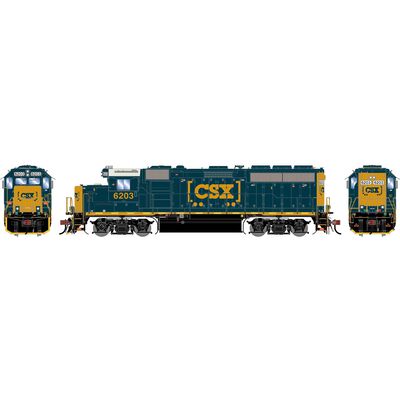 HO GP40-2 Locomotive, CSXT 'Boxcar Logo' #6203 HO GP40-2 Locomotive, CSXT 'Boxcar Logo' #6203