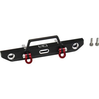 Aluminum Front Bumper Fairlead Light Buckets: SCX24 Aluminum Front Bumper Fairlead Light Buckets: SCX24