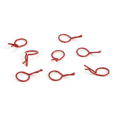 Bent Body Clips Red (8) Bent Body Clips Red (8)