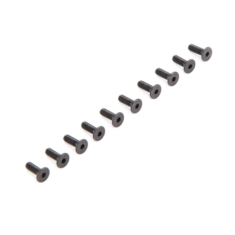 Flat Head Screws M2.5 x 8mm (10)