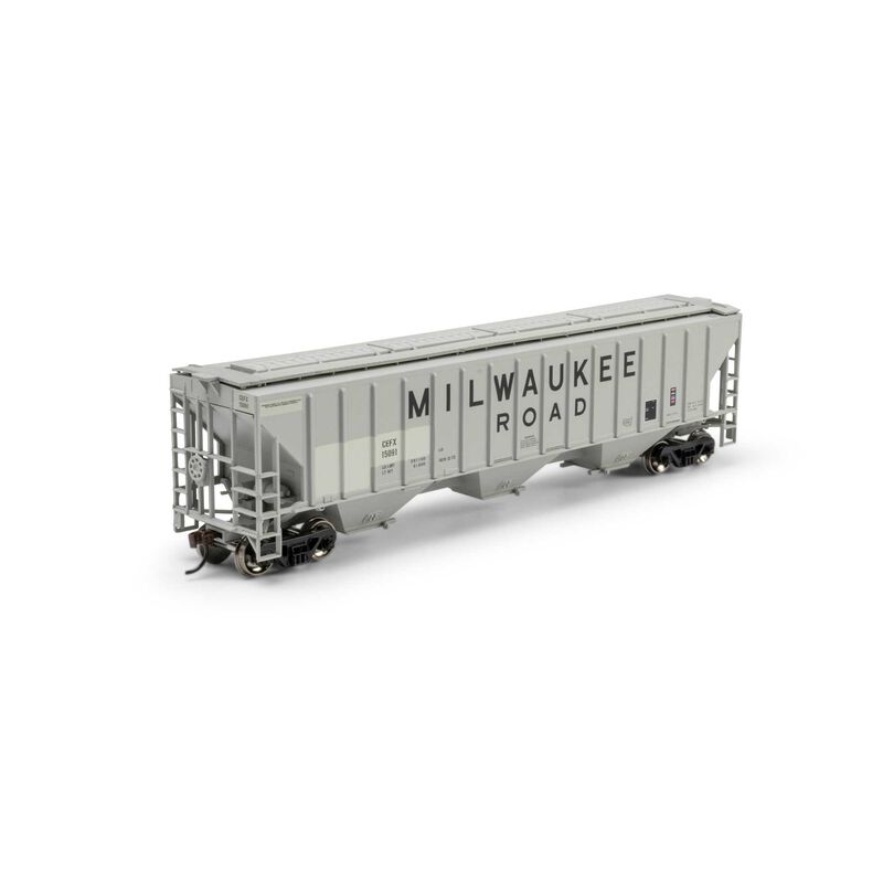 Athearn HO ATH PS 4740 Covered Hopper, Primed For Grime CEFX #15091 Athearn HO ATH PS 4740 Covered Hopper, Primed For Grime CEFX #15091