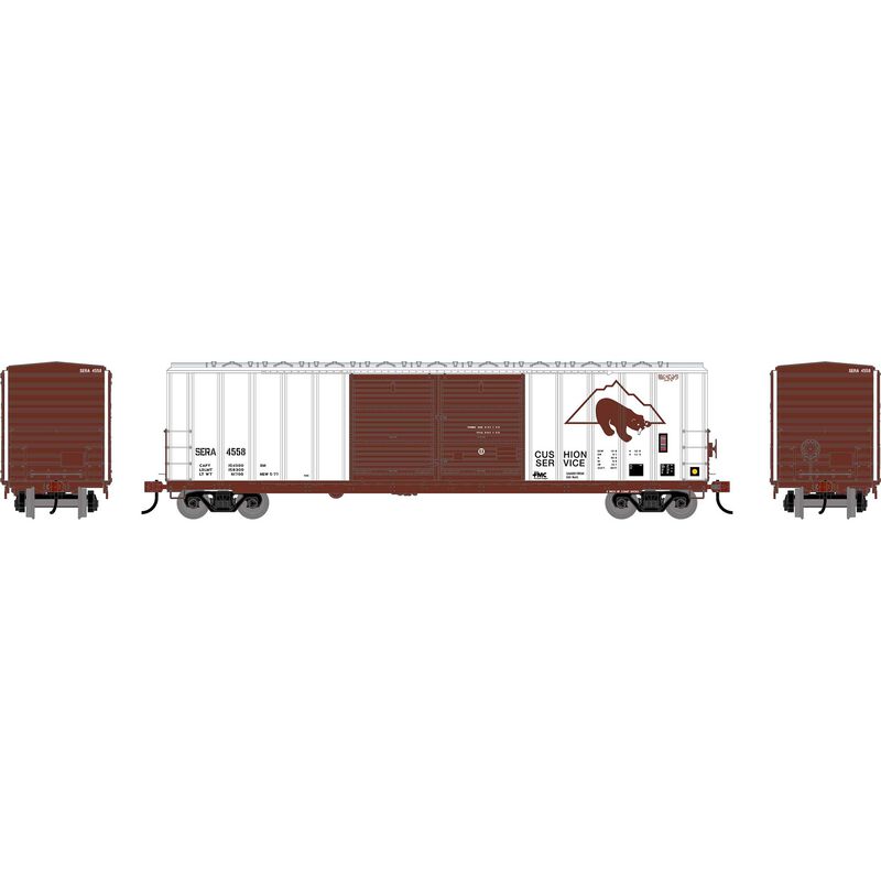 HO ATH 50' FMC 5077 Centered Double Door Box Car, SERA #4558