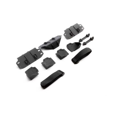 SCX6: Battery Trays & Straps Set SCX6: Battery Trays & Straps Set