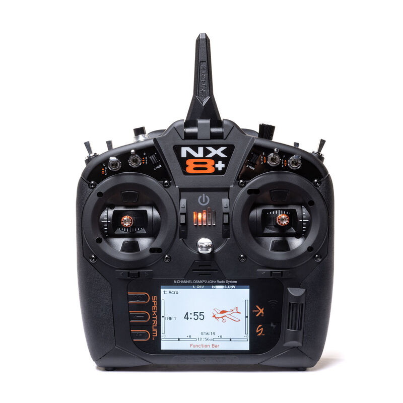 Spektrum NX8+ 20-Channel DSMX Transmitter Only Spektrum NX8+ 20-Channel DSMX Transmitter Only