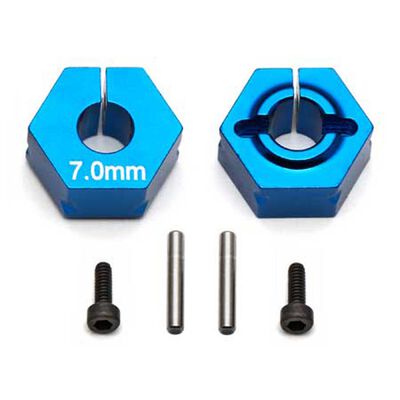 Factory Team 7.0mm Clamping Wheel Hexes, 1/8 Team Associated RC10B5M Factory Team 7.0mm Clamping Wheel Hexes, 1/8 Team Associated RC10B5M