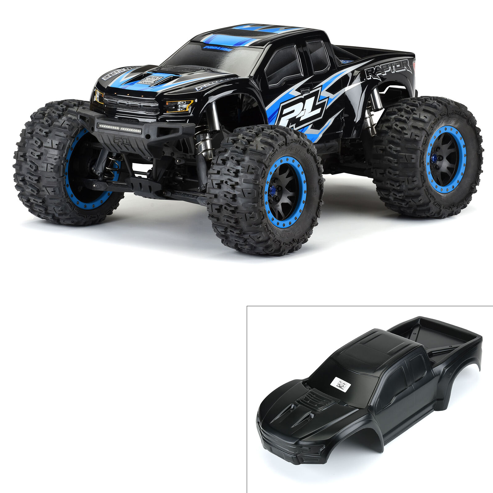 [���ܼ�] PRO348218 [PROLINE-RACING] 3482-18 1/5 ������ 2017 ���� F-150 ���� ���� �÷� ���� �ٵ�: X-MAXX