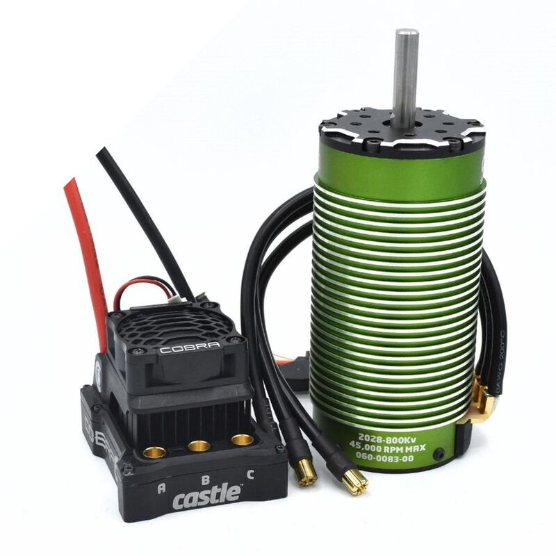 Cobra 6 ESC & 2028-800KV Sensored Brushless Combo