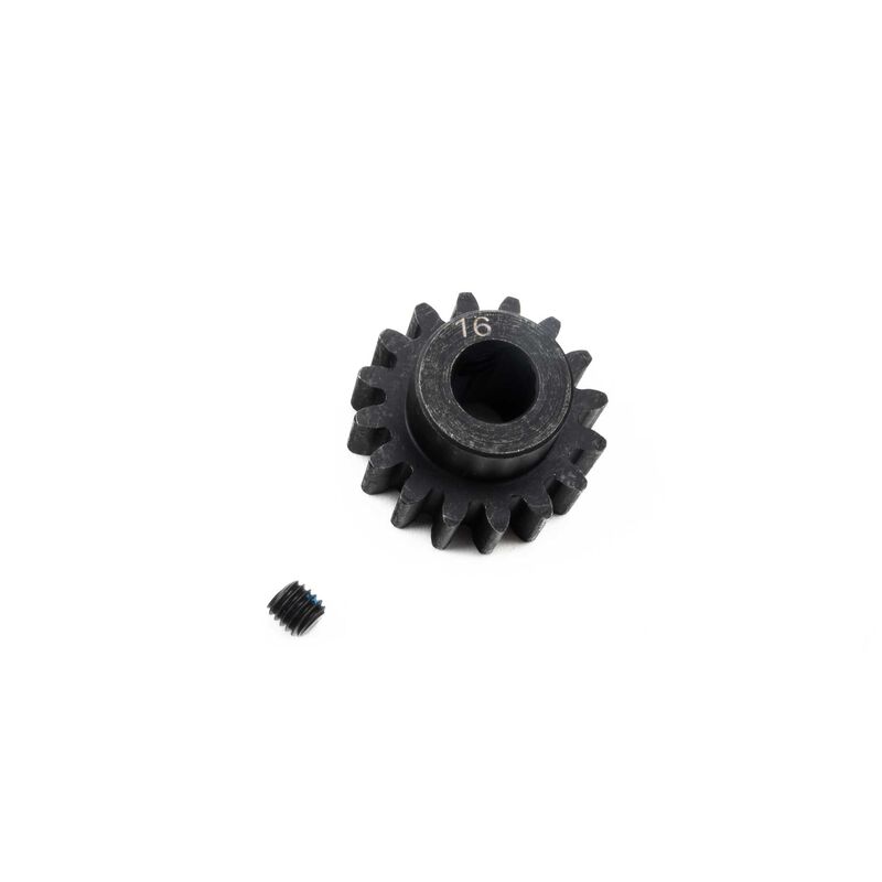 Pinion Gear 16T, Mod 1.5, 8mm "D" Shaft: 5IVE-TE
