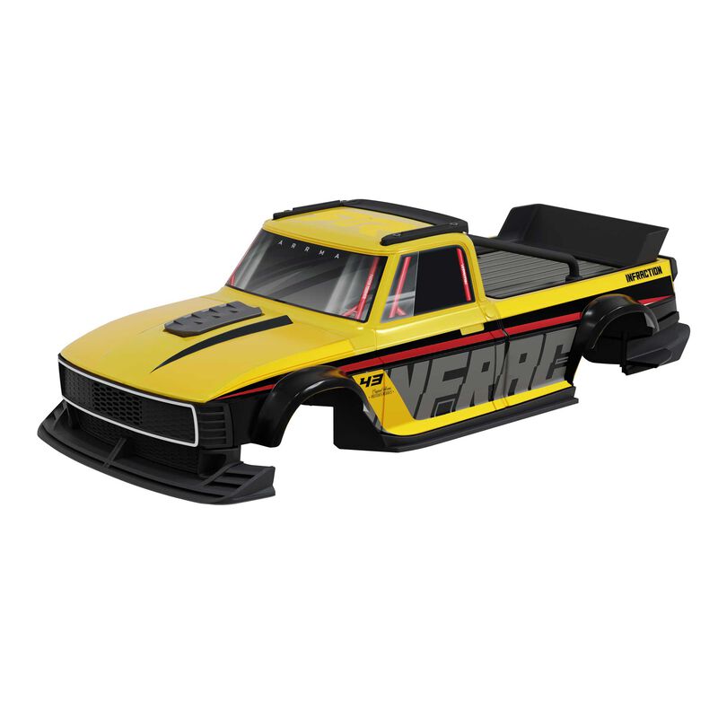 ARRMA INFRACTION GROM Body, Yellow/Black