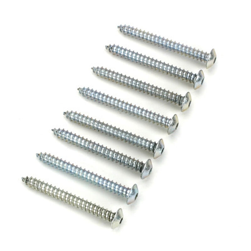Button Head Screws, 4 x 1" (8)