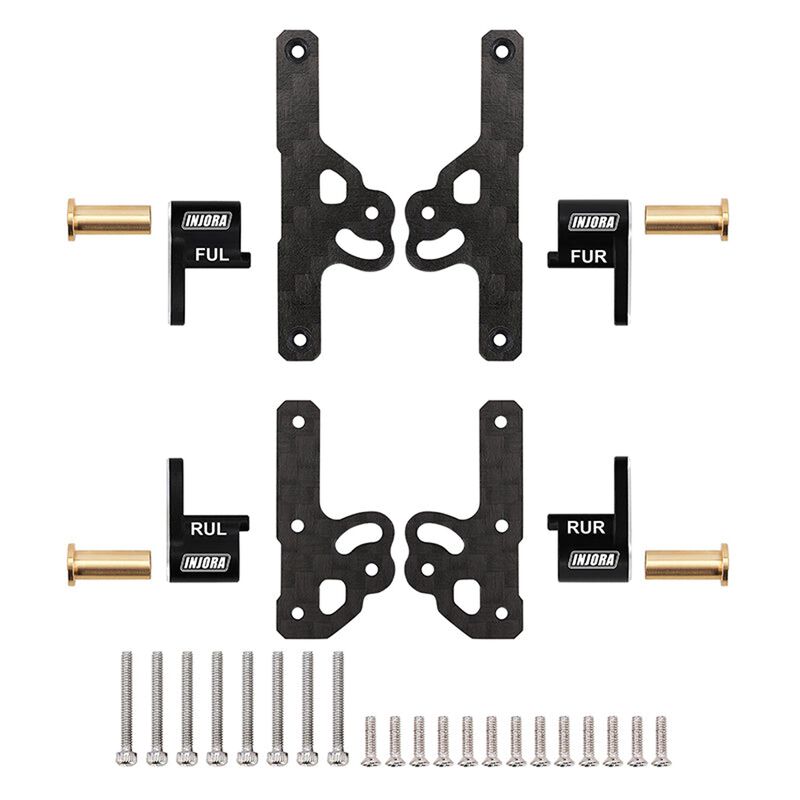 INJORA Aluminum & Carbon Fiber Flex Blade Kit, 1/24 Axial SCX24