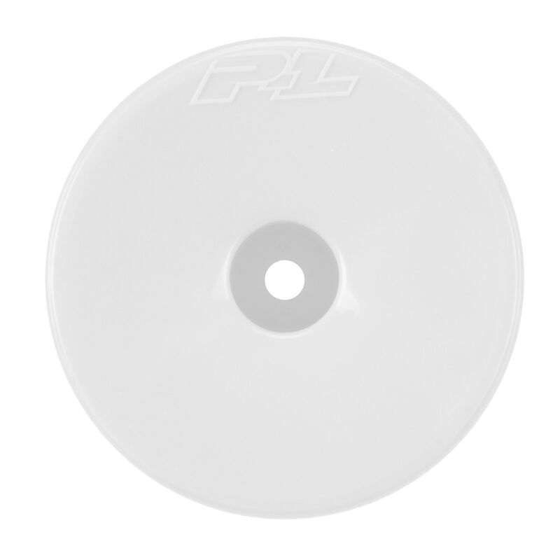 1/10 Velocity F/R 2.2" 12mm Truck Wheels (4) White: 22X-T & T6.4