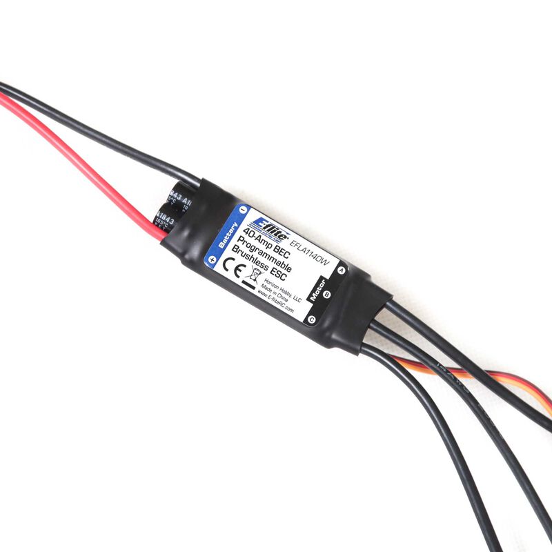 40-Amp BEC Programmable Brushless ESC: EC3