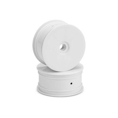 1/10 Mono 2.2" Front Narrow Stadium Truck Wheels, White (2) 1/10 Mono 2.2" Front Narrow Stadium Truck Wheels, White (2)