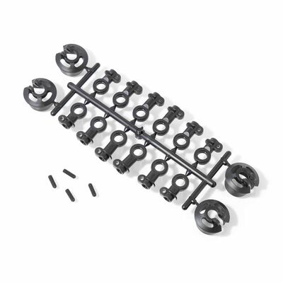 Shock Rod End & Spring Perch Set, 1/8 Tekno MT48 2.0 Shock Rod End & Spring Perch Set, 1/8 Tekno MT48 2.0
