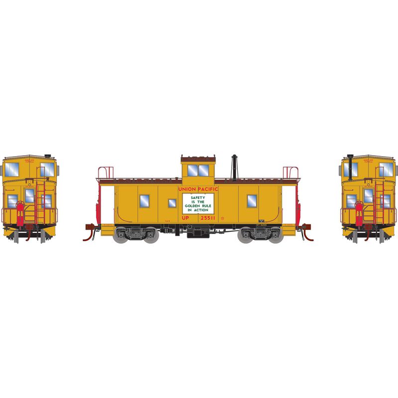 HO CA-8 Early Caboose with Lights & Sound UP #25511