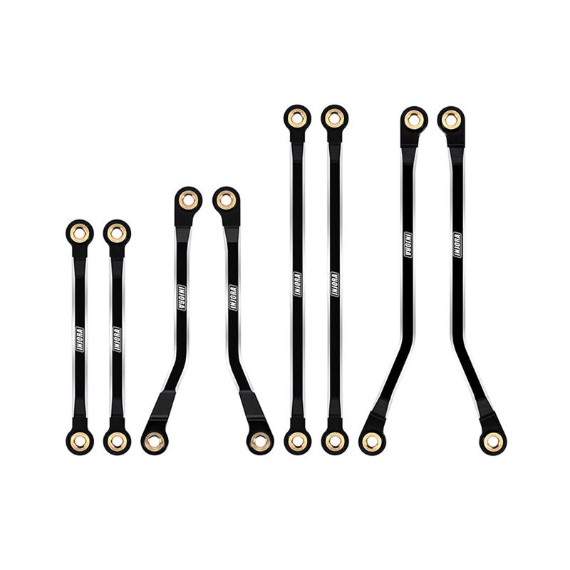 INJORA Aluminum High Clearance Link Set, Black, 1/18 Traxxas TRX-4M High Trail K10/ F150