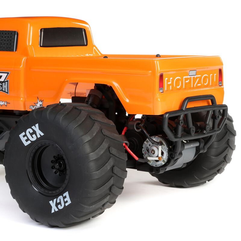 ECX 1/10 Amp Crush 2WD Monster Truck Brushed RTR, Orange Horizon Hobby