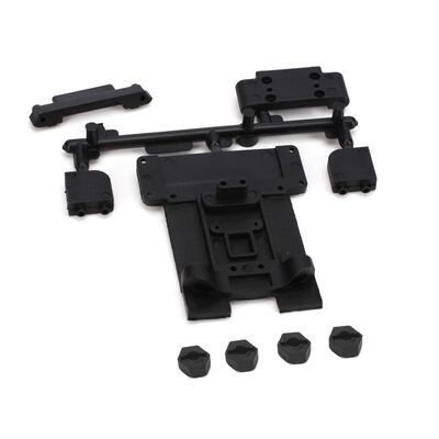 Front/Rear Suspension Mount Set: 1/10 2WD Circuit, Boost Front/Rear Suspension Mount Set: 1/10 2WD Circuit, Boost