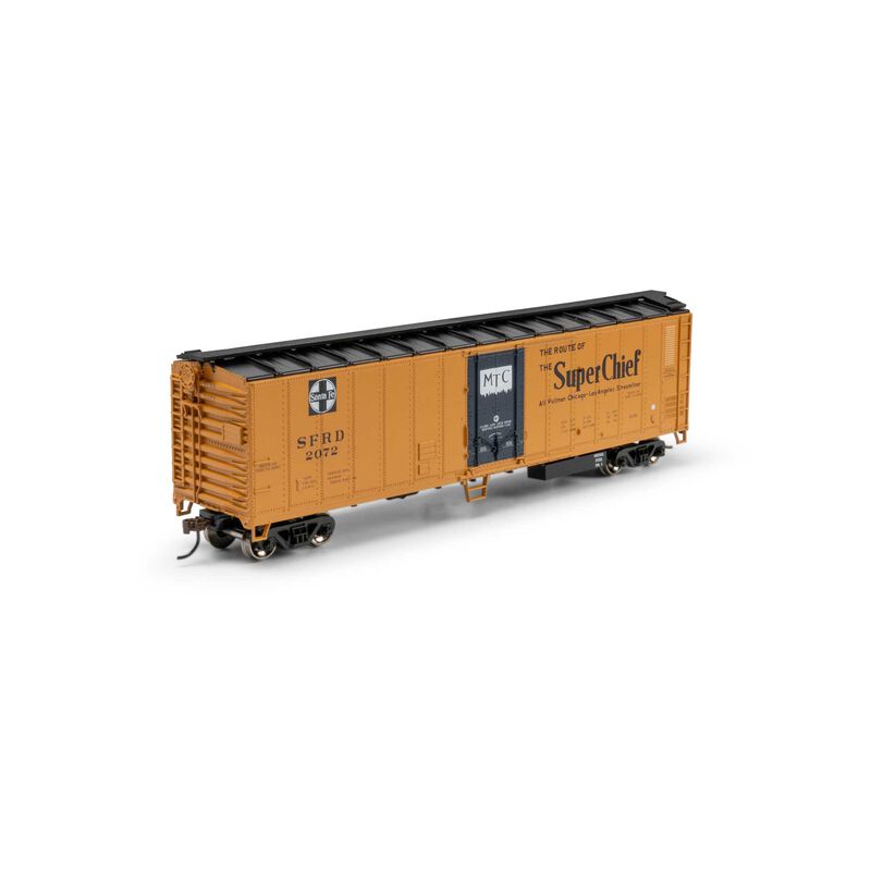 Roundhouse HO 50' Smooth Side Mechanical Reefer, SFRD #2072 Roundhouse HO 50' Smooth Side Mechanical Reefer, SFRD #2072