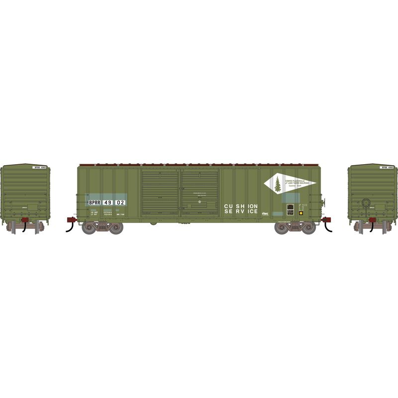 Athearn HO ATH 50' FMC 5077 DD Offset Box Car, Primed For Grime BPRR 'Ex-MR Exx CPLT' #4902