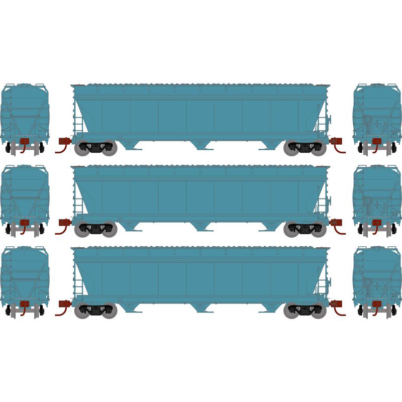 N ACF4600 Covered Hoppers, RI #800301/800367/800400 (3) N ACF4600 Covered Hoppers, RI #800301/800367/800400 (3)