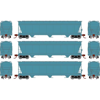 N ACF4600 Covered Hoppers, RI #800301/800367/800400 (3) N ACF4600 Covered Hoppers, RI #800301/800367/800400 (3)
