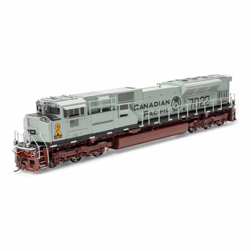 HO GEN EMD SD70ACU Locomotive with DCC & Sound, CP/Military Tribute #7022