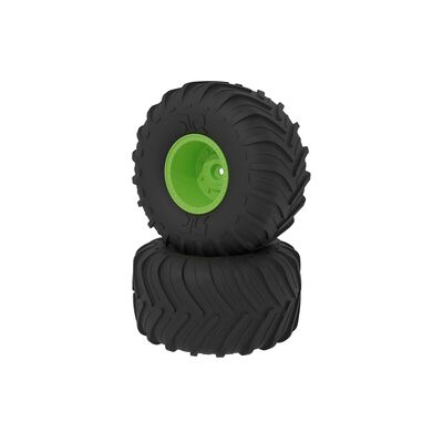 dBoots Chevron MT Tire Set, Glued, Green dBoots Chevron MT Tire Set, Glued, Green