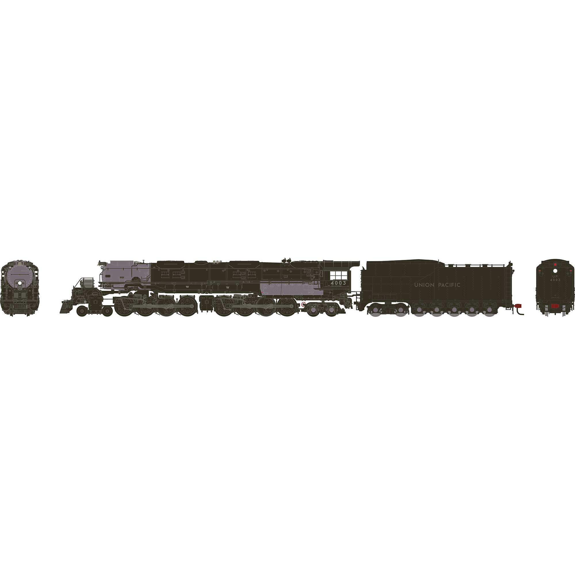 Athearn Genesis HO GEN 4-8-8-4 'Big Boy' Locomotive, Primed For