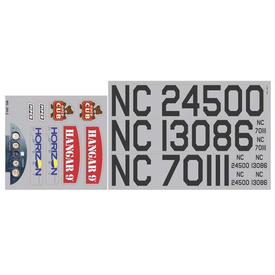 Decal Sheet: J-3 Cub 10cc, 82.5" Decal Sheet: J-3 Cub 10cc, 82.5"