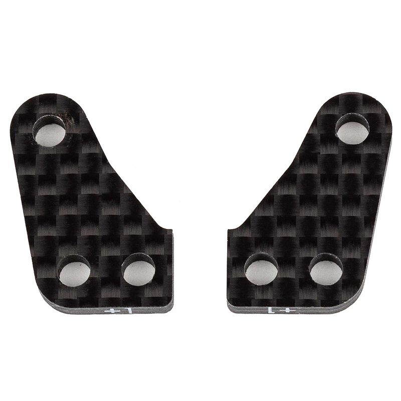 Factory Team +1 Degree Steering Block Arms, 1/10 Team Associated RC10B74 Factory Team +1 Degree Steering Block Arms, 1/10 Team Associated RC10B74