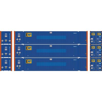 HO ATH 53' Jindo Containers, EMHU #203345/203357/203381 (3) HO ATH 53' Jindo Containers, EMHU #203345/203357/203381 (3)