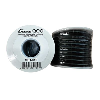 Gensace silicone wire 10 Gauge black 18.04ft Length Gensace silicone wire 10 Gauge black 18.04ft Length