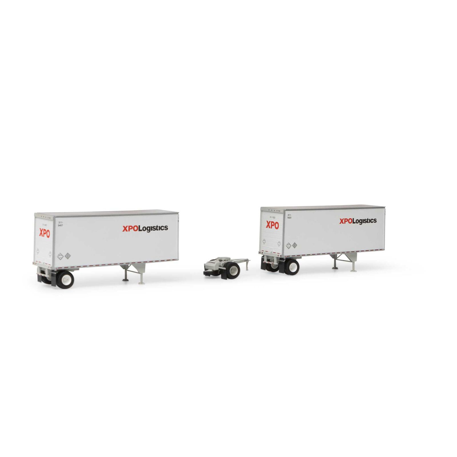 HO RTR 28' Trailers with Dolly XPO (2)