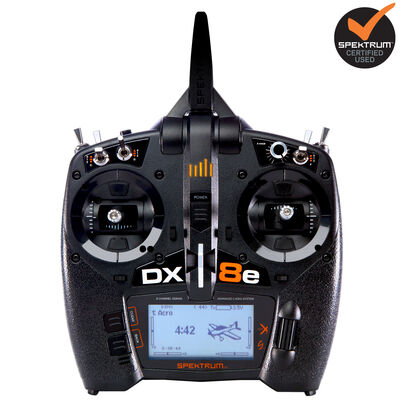 DX8e 8-Channel DSMX Spektrum Certified Transmitter Only DX8e 8-Channel DSMX Spektrum Certified Transmitter Only