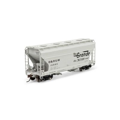 HO ACF 2970 Covered Hopper, DRGW #15995 HO ACF 2970 Covered Hopper, DRGW #15995
