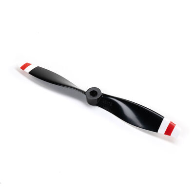 Props, Painted 9.5 x 7.5 CW: RC-45J 9.5 x 7.5 CW Left Propeller, Black with Red and White Tips: RC-45J 1.5m