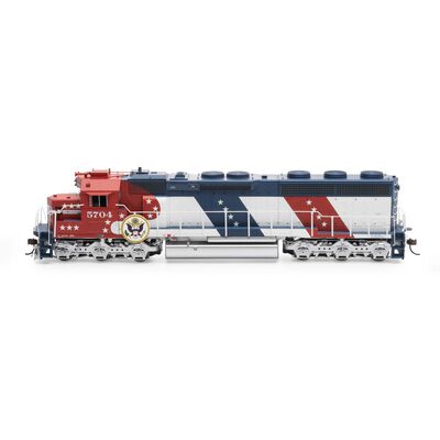 HO SD45-2 with DCC & Sound, SF/Bicentennial #5704 HO SD45-2 with DCC & Sound, SF/Bicentennial #5704