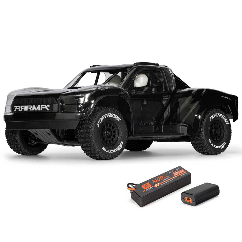 1/16 MOJAVE GROM 4X4 RTA KIT Brushed Desert Truck (Battery & Charger Included), Clear/Black