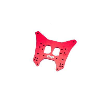 Rear Shock Tower CNC 7075 T6 Aluminum Red Rear Shock Tower CNC 7075 T6 Aluminum Red