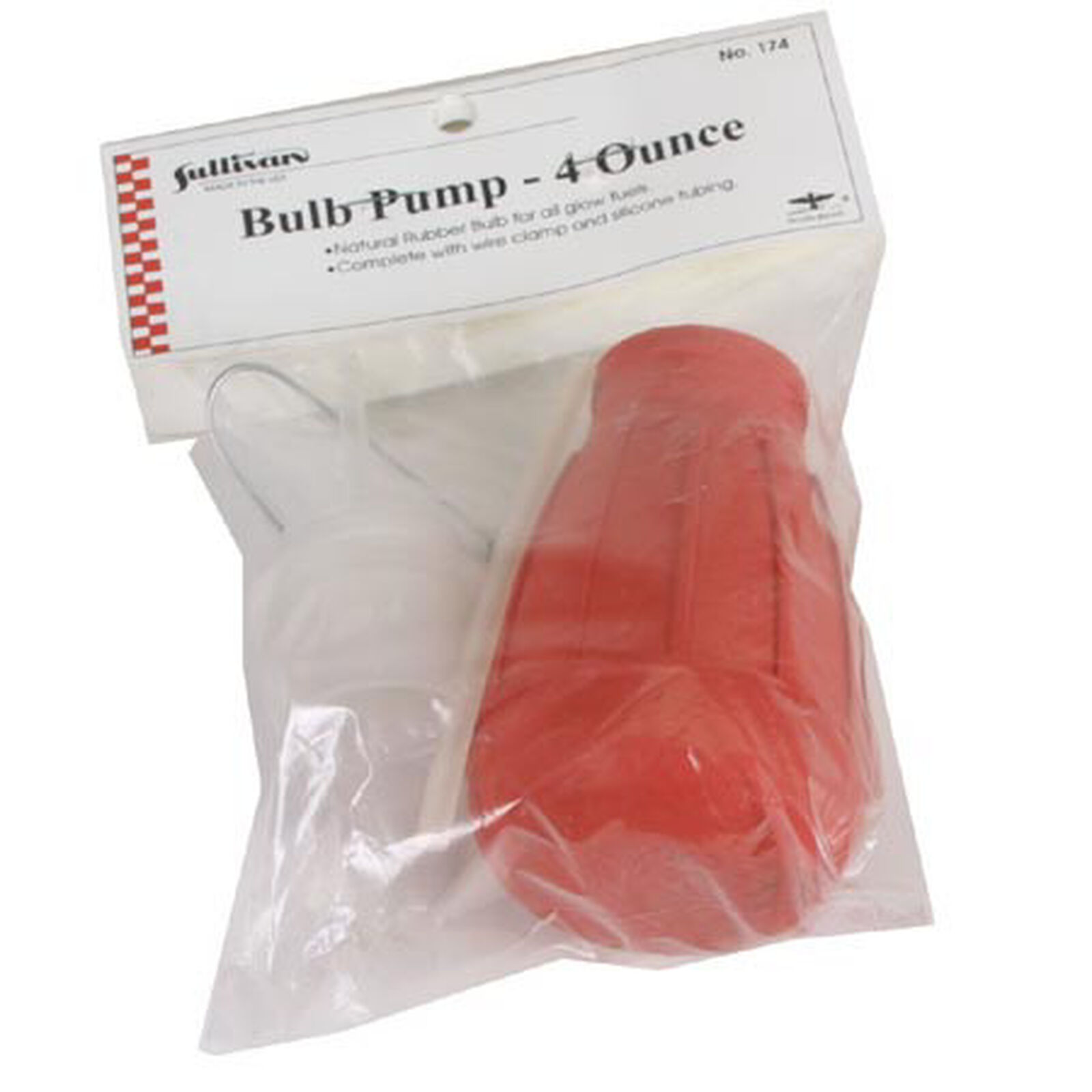 Glow Fuel Bulb Pump, Red, 4oz