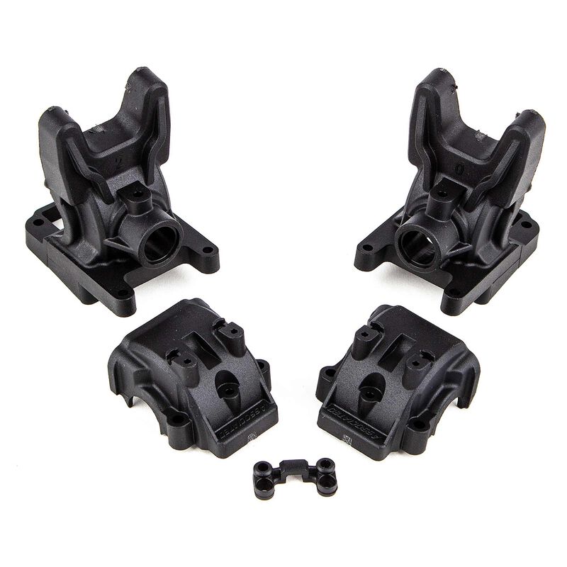 RC10B74.2 Front Gearboxes, 0 and 2 Diff Heights