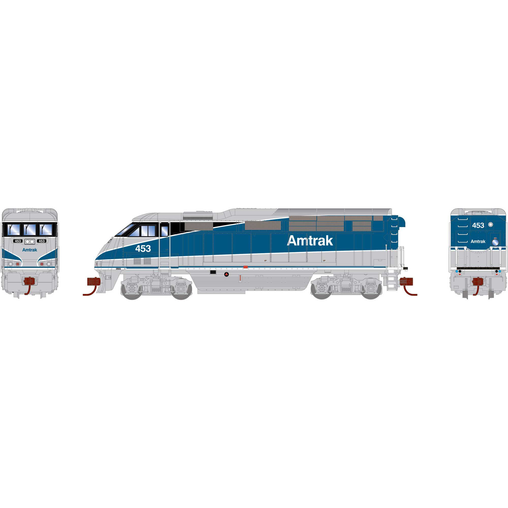 Athearn N F59PHI with DCC & Sound, Amtrak #453 | Horizon Hobby