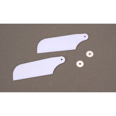 Tail Rotor Blade Set, White: B450, 330X, 330S Tail Rotor Blade Set, White: B450, 330X, 330S