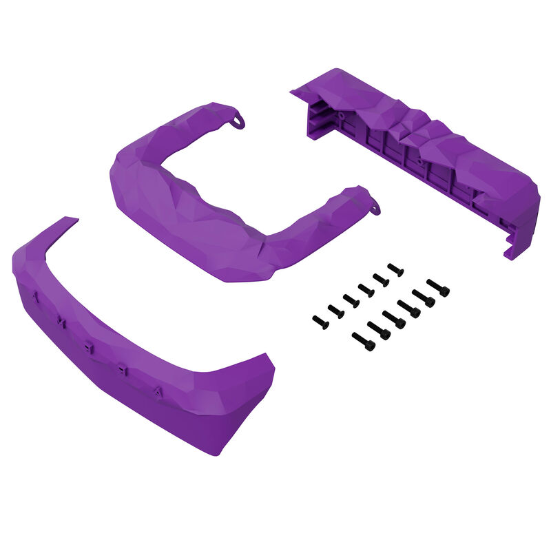 ARRMA Body Protector Set (3pcs), Purple ARRMA Body Protector Set (3pcs), Purple