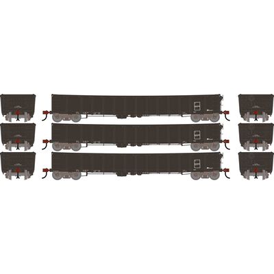 HO ATH 52' Mill Gondola, Primed For Grime CarKnocker Data Only Faded Black (3) HO ATH 52' Mill Gondola, Primed For Grime CarKnocker Data Only Faded Black (3)