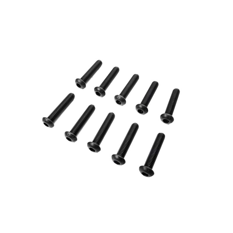 Button Head Screws, M6 x 30mm STL (10)