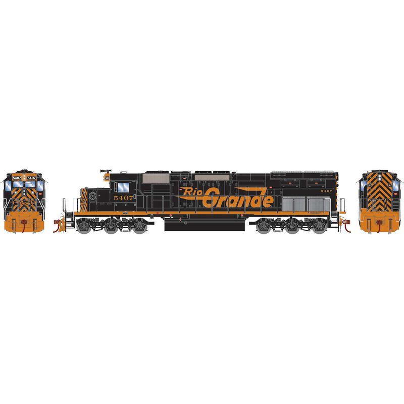 HO SD40T-2 Locomotive with DCC & Sound, D&RGW #5407